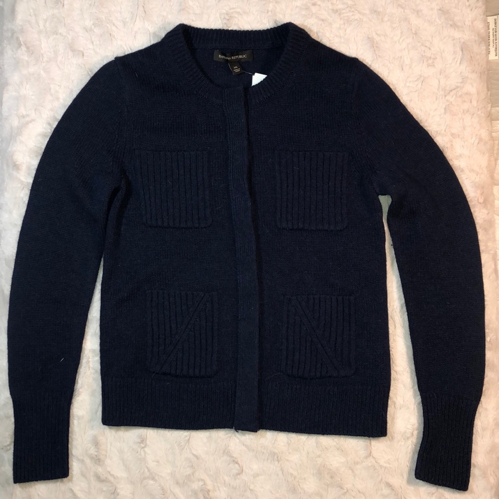 Banana Republic Navy Blue Sweater